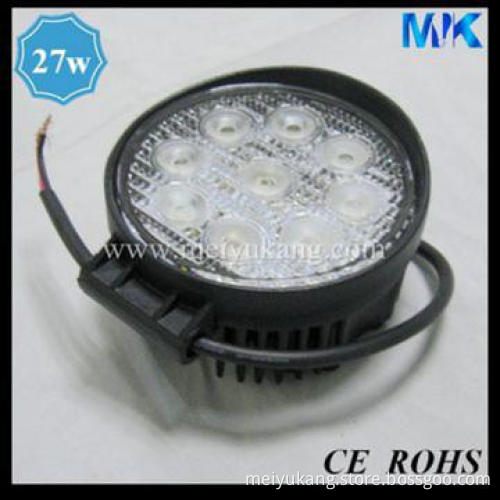 9pcs 27W 10-30V DC Work Light LED of Road Track Jeep Car Boat